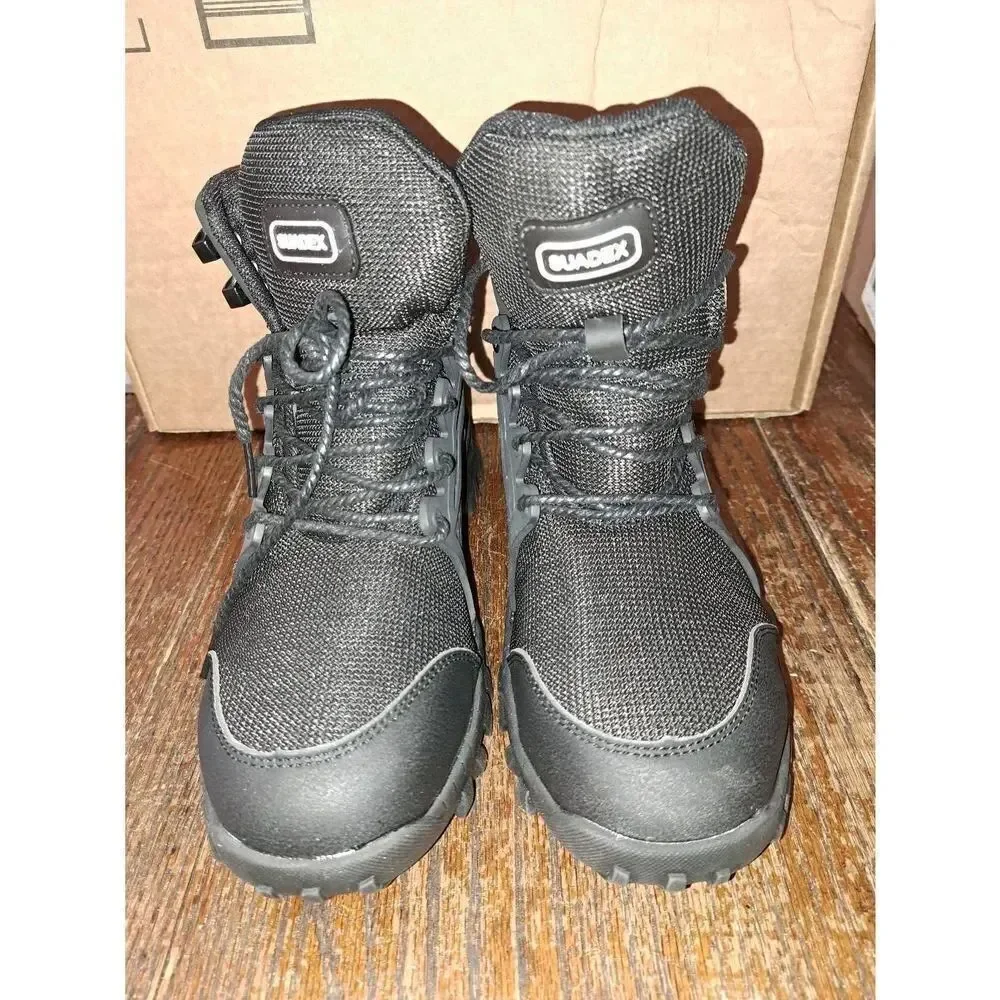New W9/M7.5 Suadex Armour Indestructible Steel Toe Black Work Boots